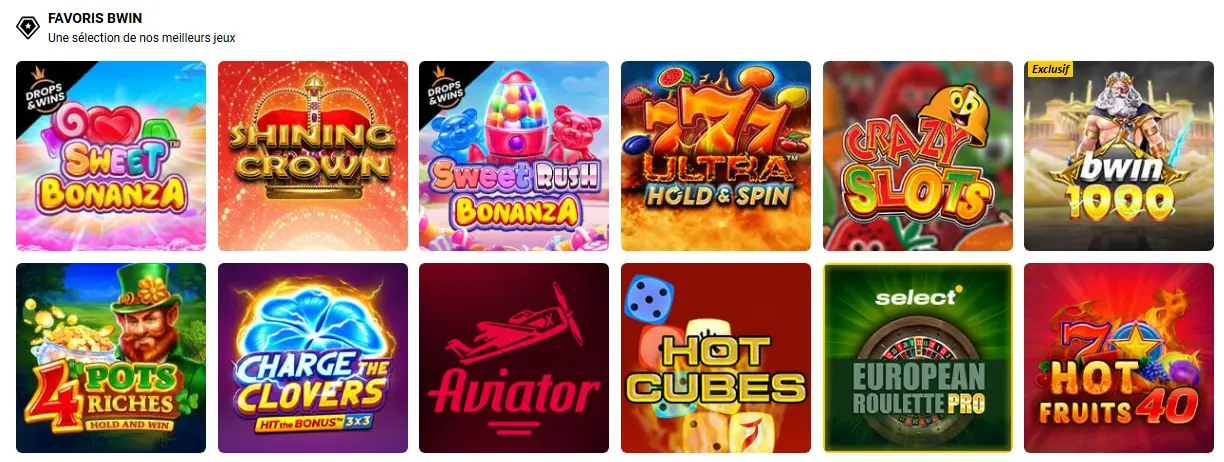 Sélection de machines à sous – thèmes variés, jackpots et nouvelles sorties