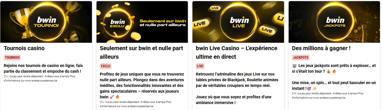 Bonus de bienvenue – offre pour la première inscription et premier dépôt